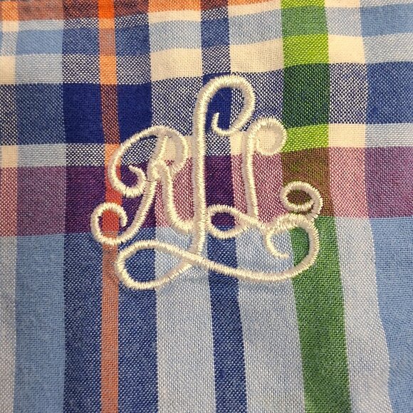 Lauren Ralph Lauren Women’s Plaid Sleep Shirt- Size S - Picture 4 of 11